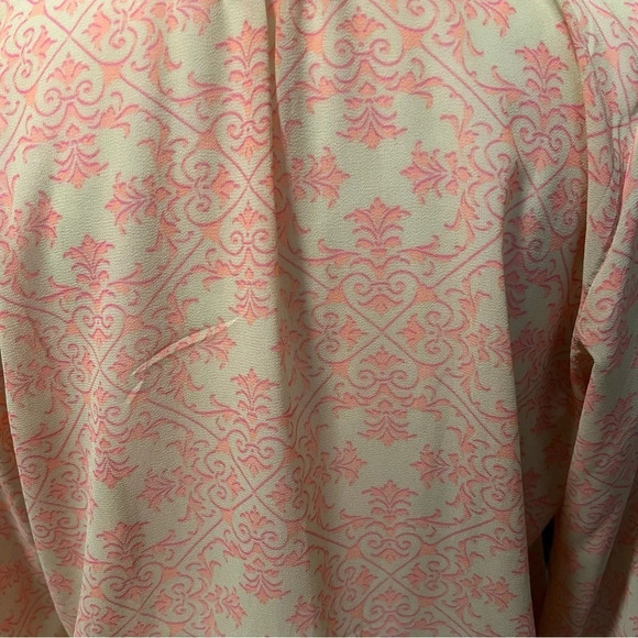 CAbi‎ Poolside Top tunic with Drawstring Waist Size Medium Orange/Pink w/Pockets - Picture 9 of 14